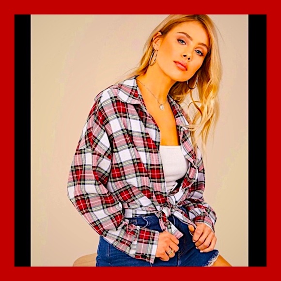 ♥️Tartan-Plaid, Flannel, Button-down Shirt, SML, MED - Picture 6 of 6